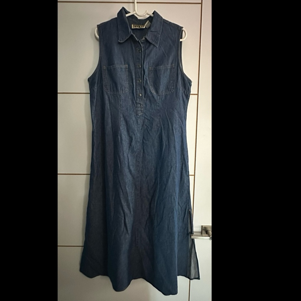 Sleeveless Denim Dress